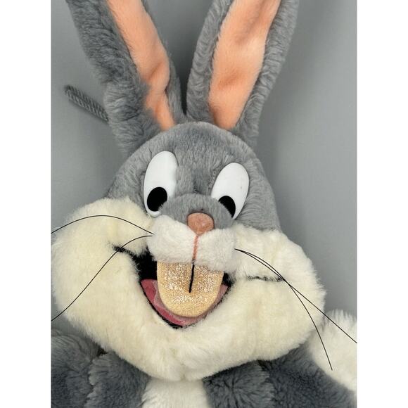 Vintage 1990 BUGS BUNNY Hand Puppet Plush 50th Birthday Collection - Picture 10 of 10